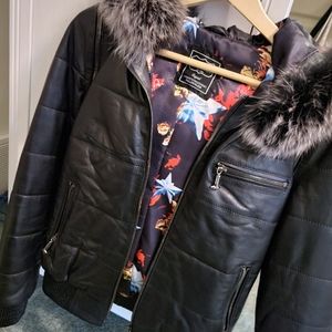 Philipp plein leather jacket xsmall